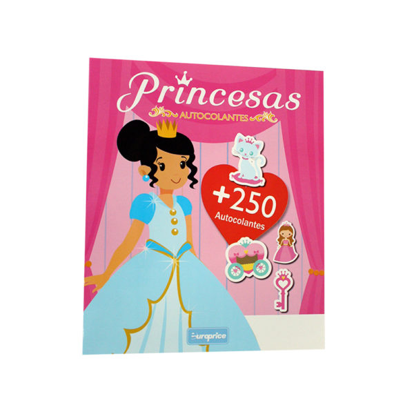 Os Meus Autocolantes para Colorir: Princesas